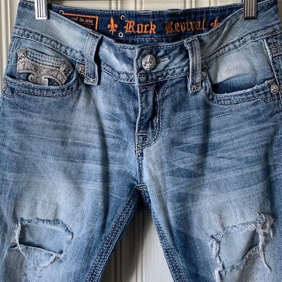 Rock Revival Davina Skinny Jeans Size 28 - Picture 2 of 16